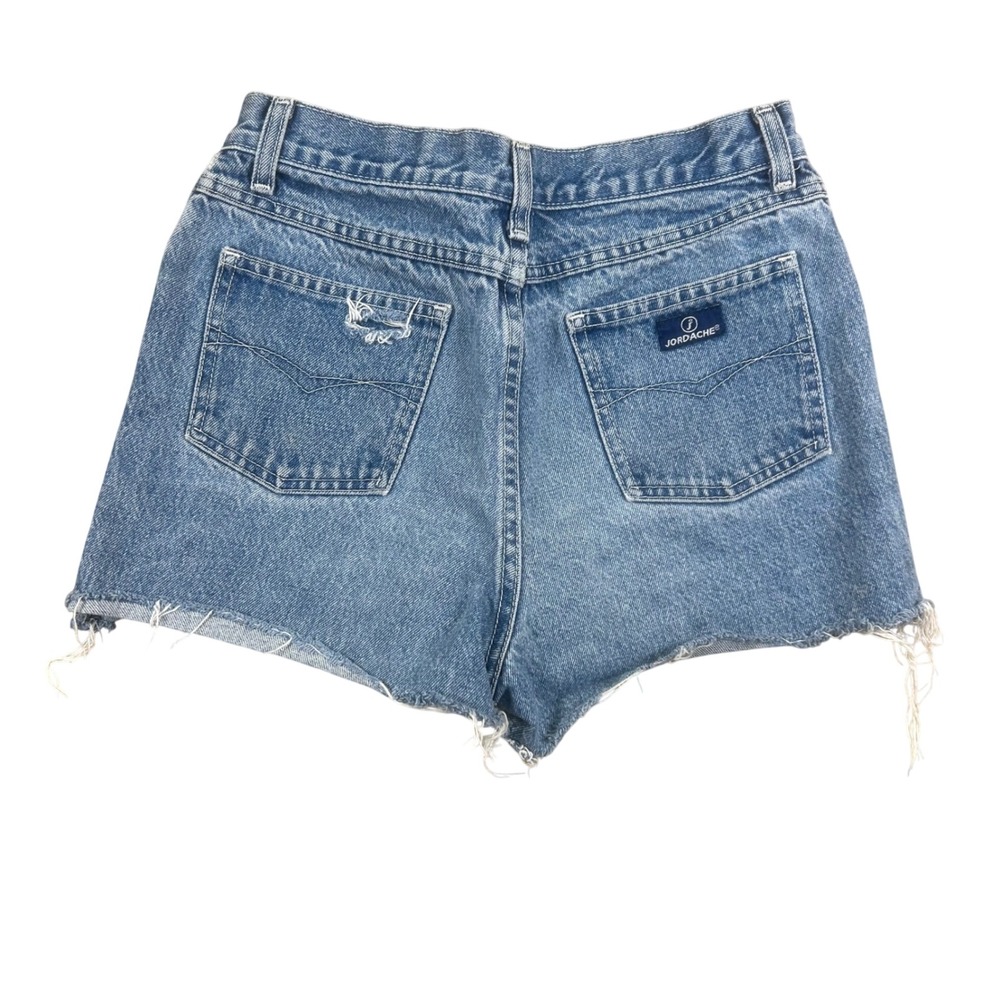Jordache High Rise Cut Off Denim Jean Shorts Blue Teens Size 16‎ 253394MA7